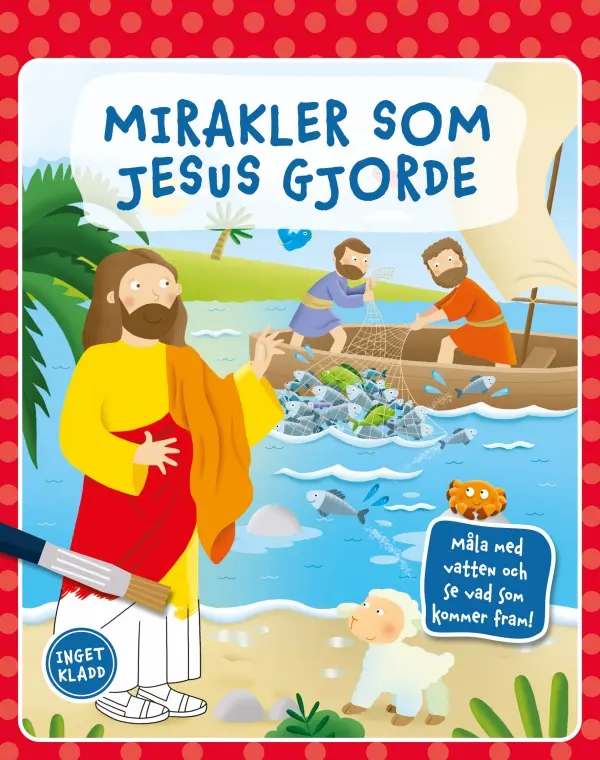 Mirakler som Jesus gjorde – en vattenmålarbok