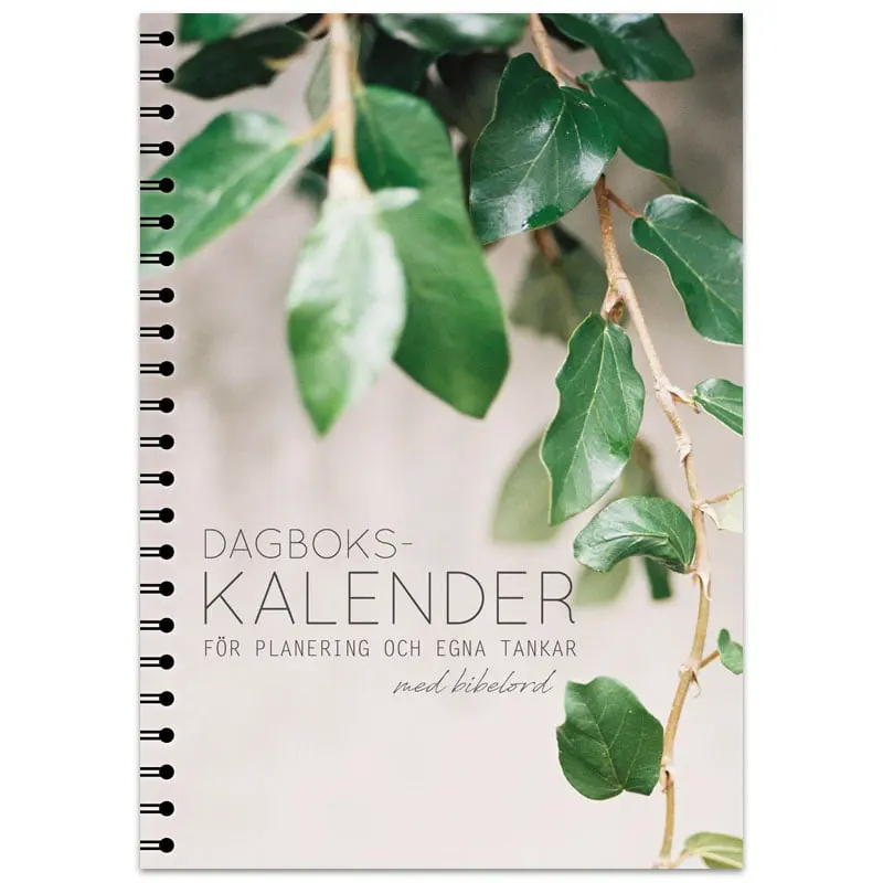 Dagbokskalender med bibelord – Gröna blad