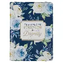 Anteckningsbok – Strength and Dignity, skinn med dragkedja