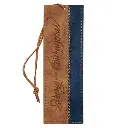 Bokmärke skinn – Be Strong and Courageous, Jos 1:9