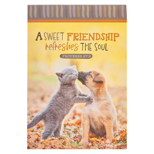 Anteckningsblock – A Sweet Friendship, Ords 27:9