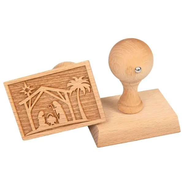 [941.001] Kakstämpel – Julkrubba