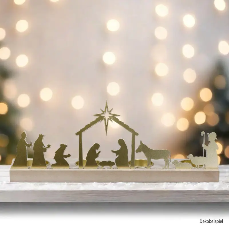 Ljusstake – Krubba guld 