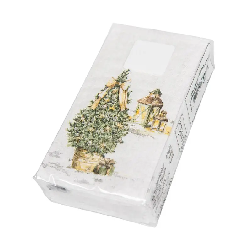 Pappersnäsdukar – Vinterstämning