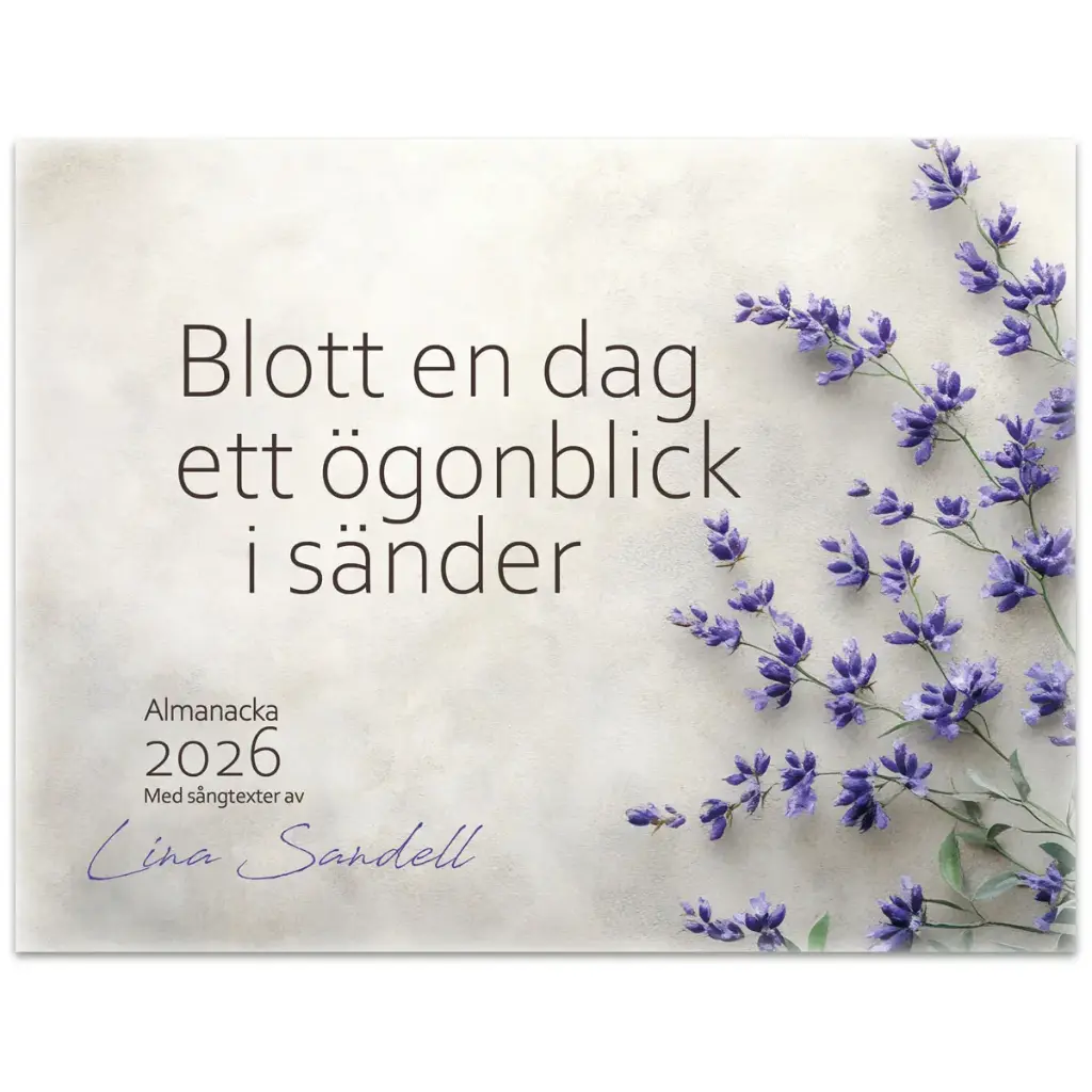 [412.001] Almanacka Blott en dag 2026 – Lina Sandell
