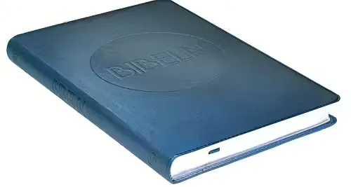 [111.010] Bibel 2000 slimline – blå konstskinn