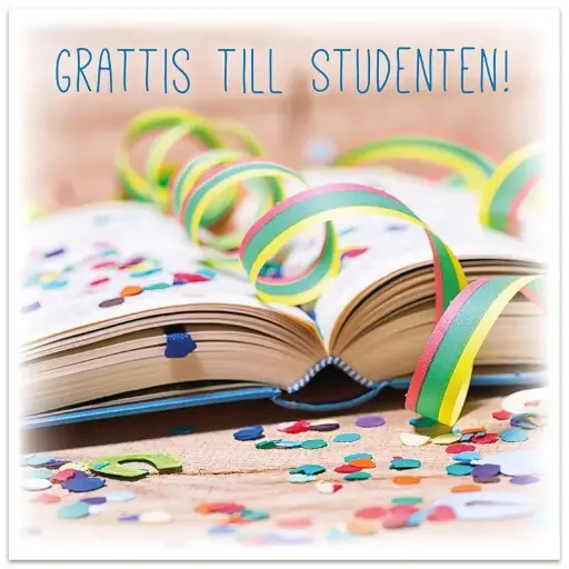 [712.003] Dubbelt kort – Grattis till studenten!
