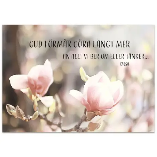 [712.034] Vykort – Gud förmår göra långt mer …