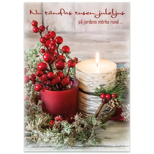 [712.042] Julkort – Nu tändas tusen juleljus